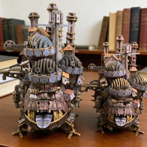 DIY 3D Wooden Walking Castle Puzzle – Steampunk Moving Fortress Model Kit